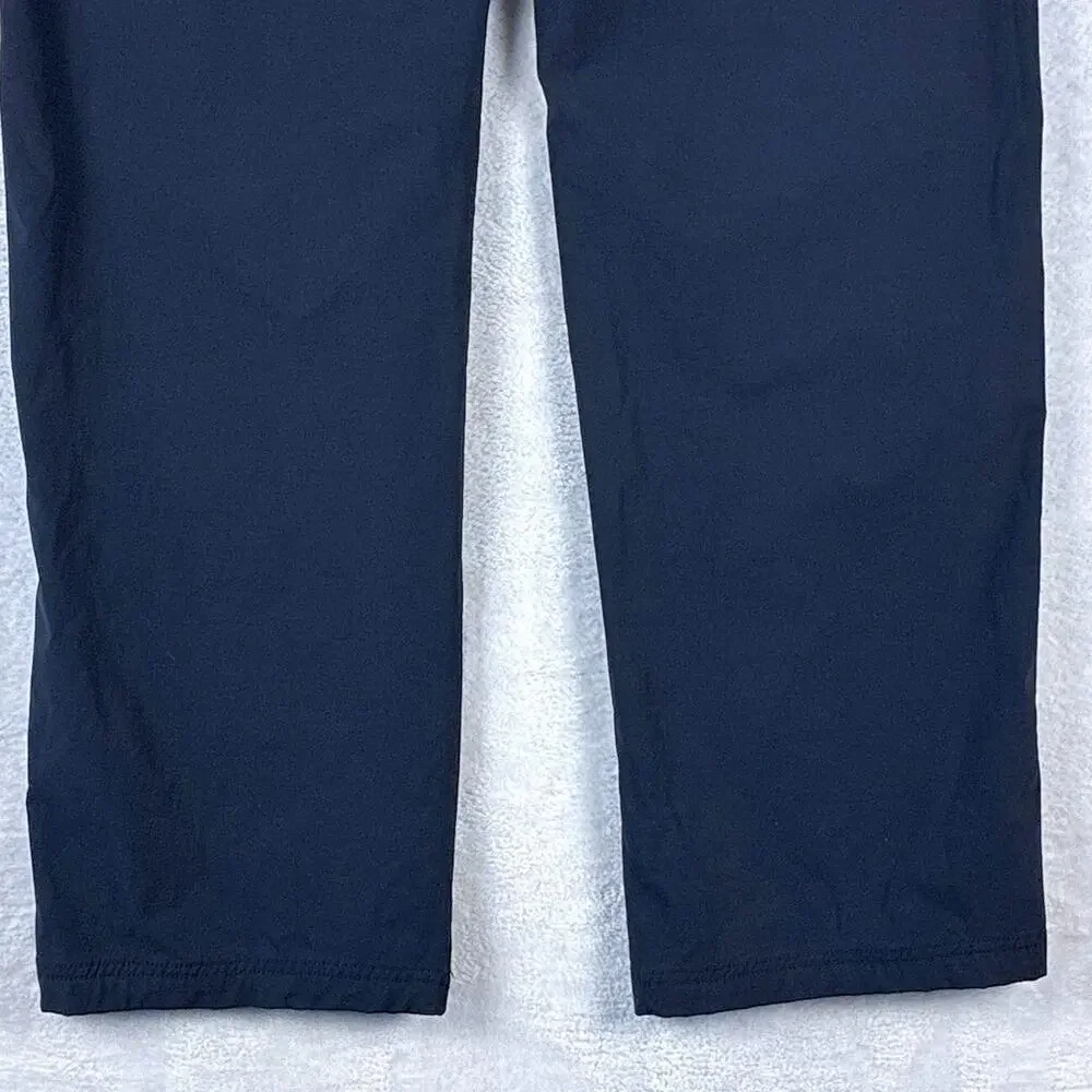 Prana Pants Mens M Black Zion Nylon Stretch Belted Performance Hiking Outdoors